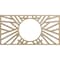 Ekena Millwork Hoover Wood Fretwork Pierced Ceiling Medallion, Birch, 32"W x 16"H x 11 7/8"ID x 3/8"T CMWP32X16X0375HOBI - alternate 1